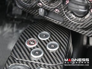 Alfa Romeo 4C Central MTA Control Cover - Carbon Fiber 